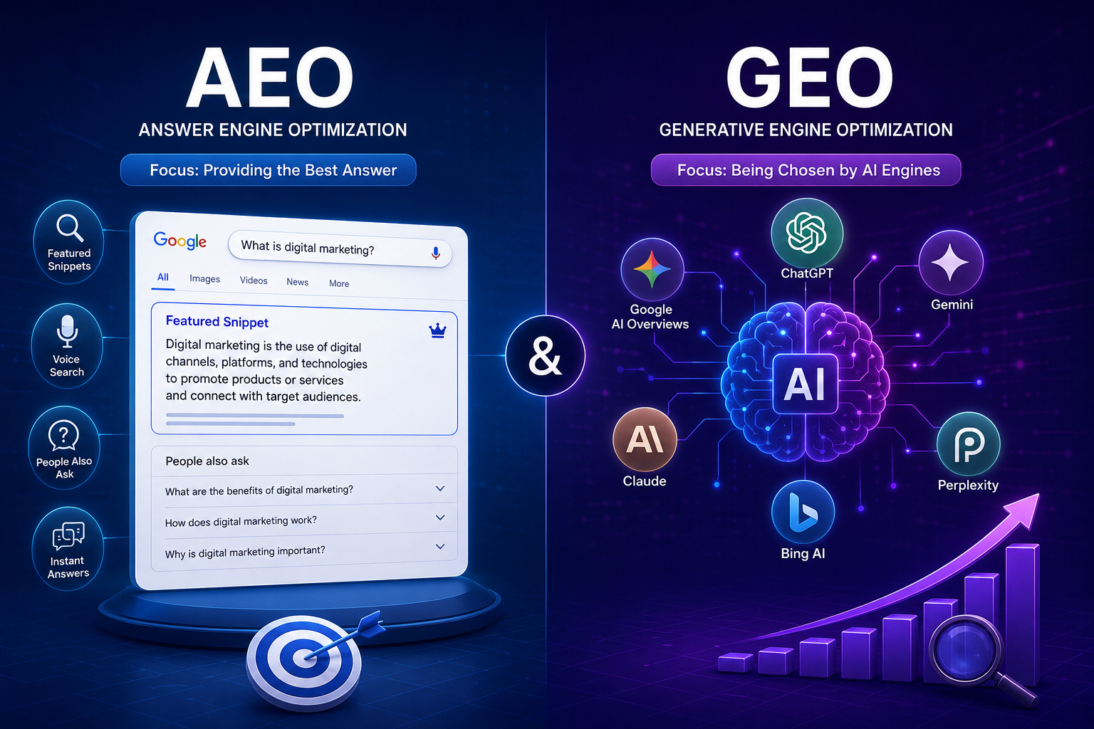 Importance of AEO and GEO in Digital Marketing